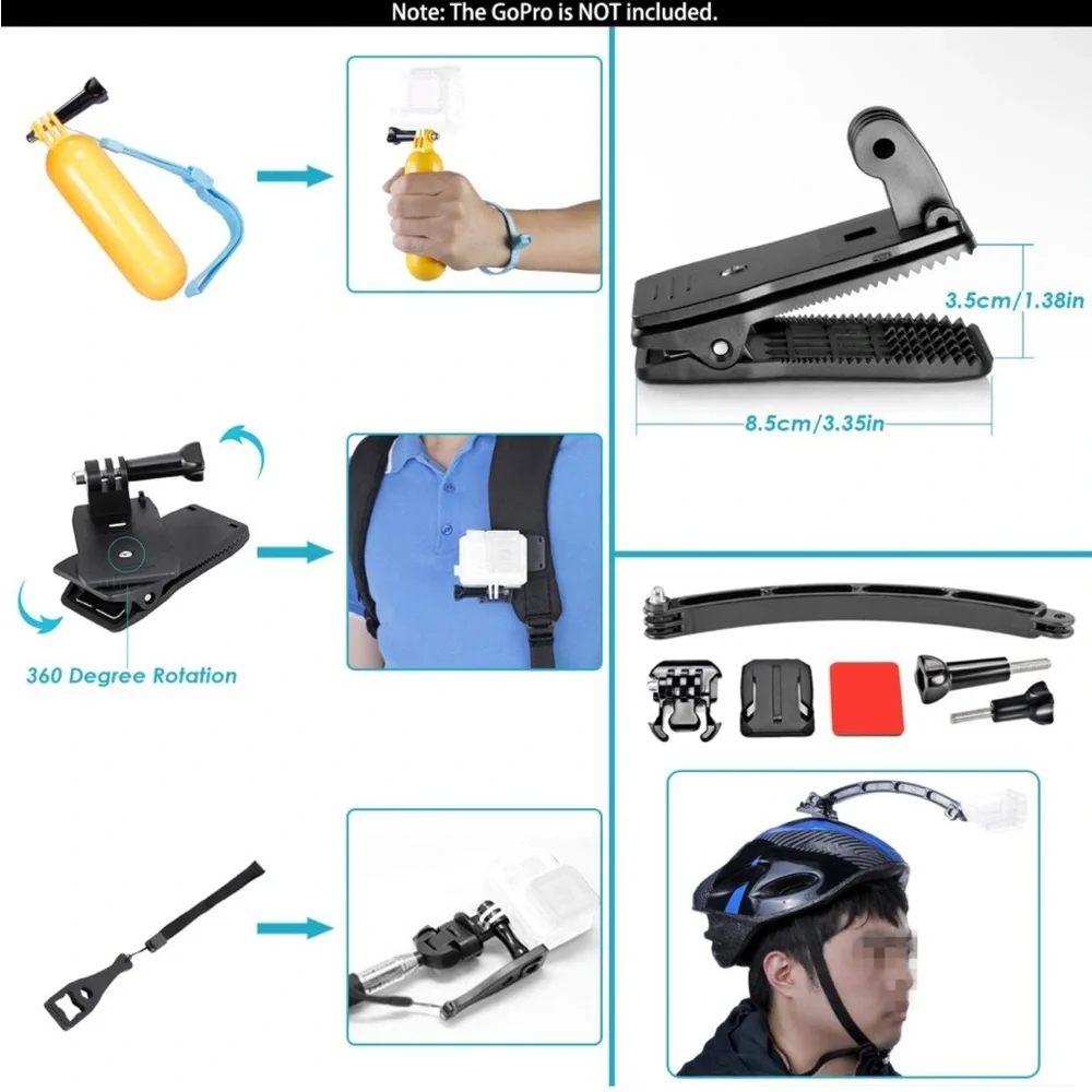 GoPro Hero 4 Silver with Accessories and Charger